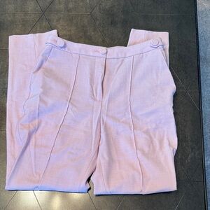 Express Light Pink Cropped Women's Pants